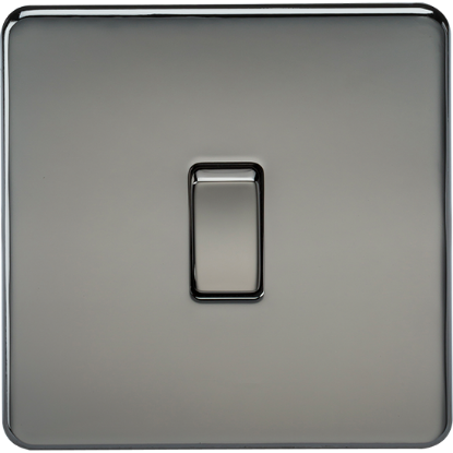 Picture of 10AX 1 Gang Intermediate Switch - Black Nickel 