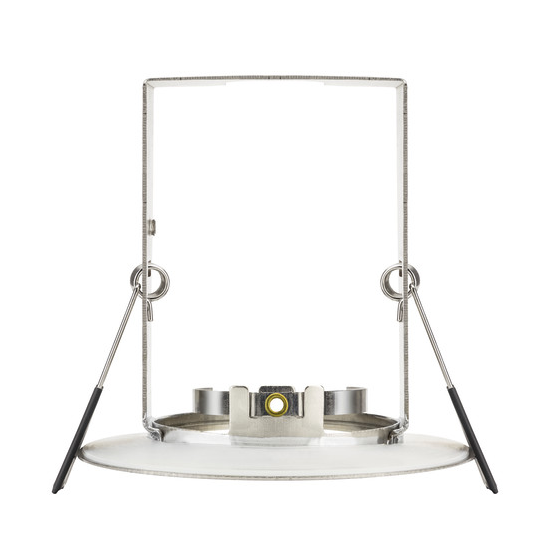 Picture of Evofire Fire Rated Downlight 70mm Cutout IP65 Satin Nickel Round + GU10 Holder & Insulation Guard
