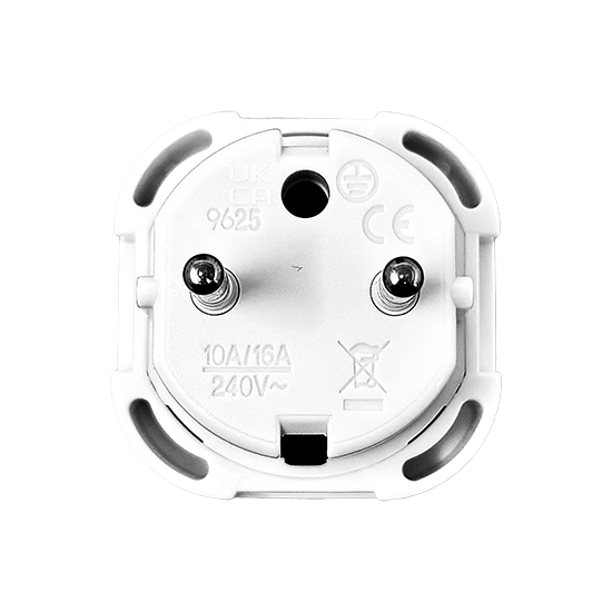 Picture of 10A 250V AC UK to EU Travel Adapter - Pack of 2 